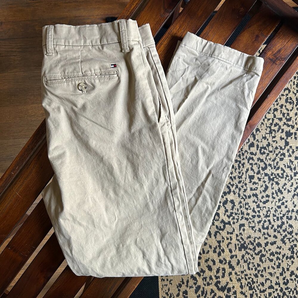 TOMMY HILFIGER Men's Slim-Fit Stretch Chino Pants 33/30